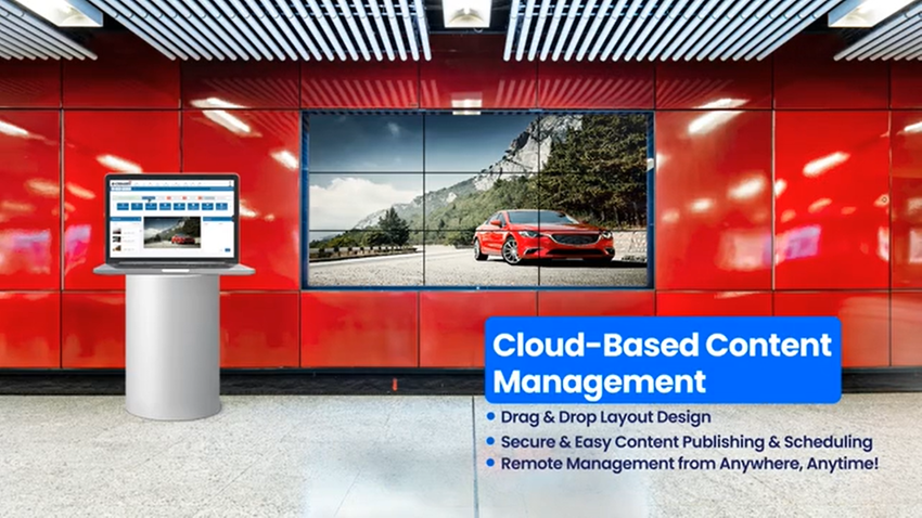 With Cremsen’s multi-touch video wall solution you can create a highly engaging and interactive digital experience for your consumers from anywhere with wifi. 
cremsen.com/video-wall-sys…
734 725 0338  info@cremsen.com
#digitalsignage #digitalplayer #videowallsolutions #videowall