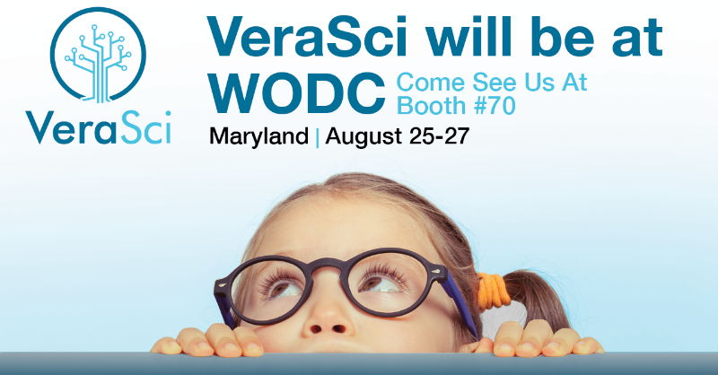 _VeraSci's tweet photo. Look for VeraSci in the exposition hall at the 2021 World Orphan Drug Congress! VeraSci will be at booth #70, providing demonstrations of our latest Pathway #eCOA and #ePRO products. #WODC2021 #rareandorphandisease