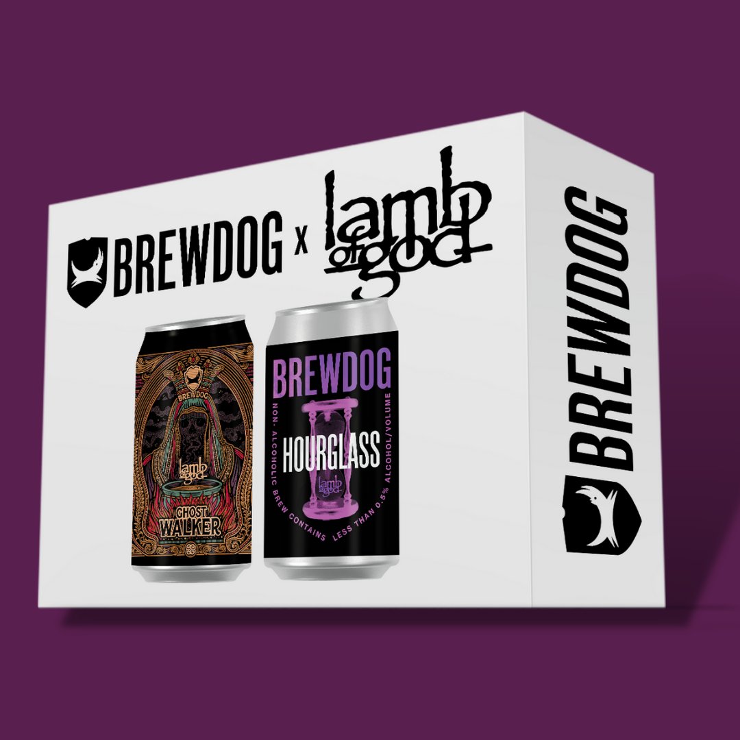 ‘Hourglass’ and ‘Ghost Walker’ are now available in a special 2-IN-1 bundle for a limited time only, and while supplies last! Don’t wait up! Head to the <a href="/BrewDogUSA/">BrewDog USA</a> webstore to secure both alcohol-free IPA’s now: bit.ly/LOG-24Pack