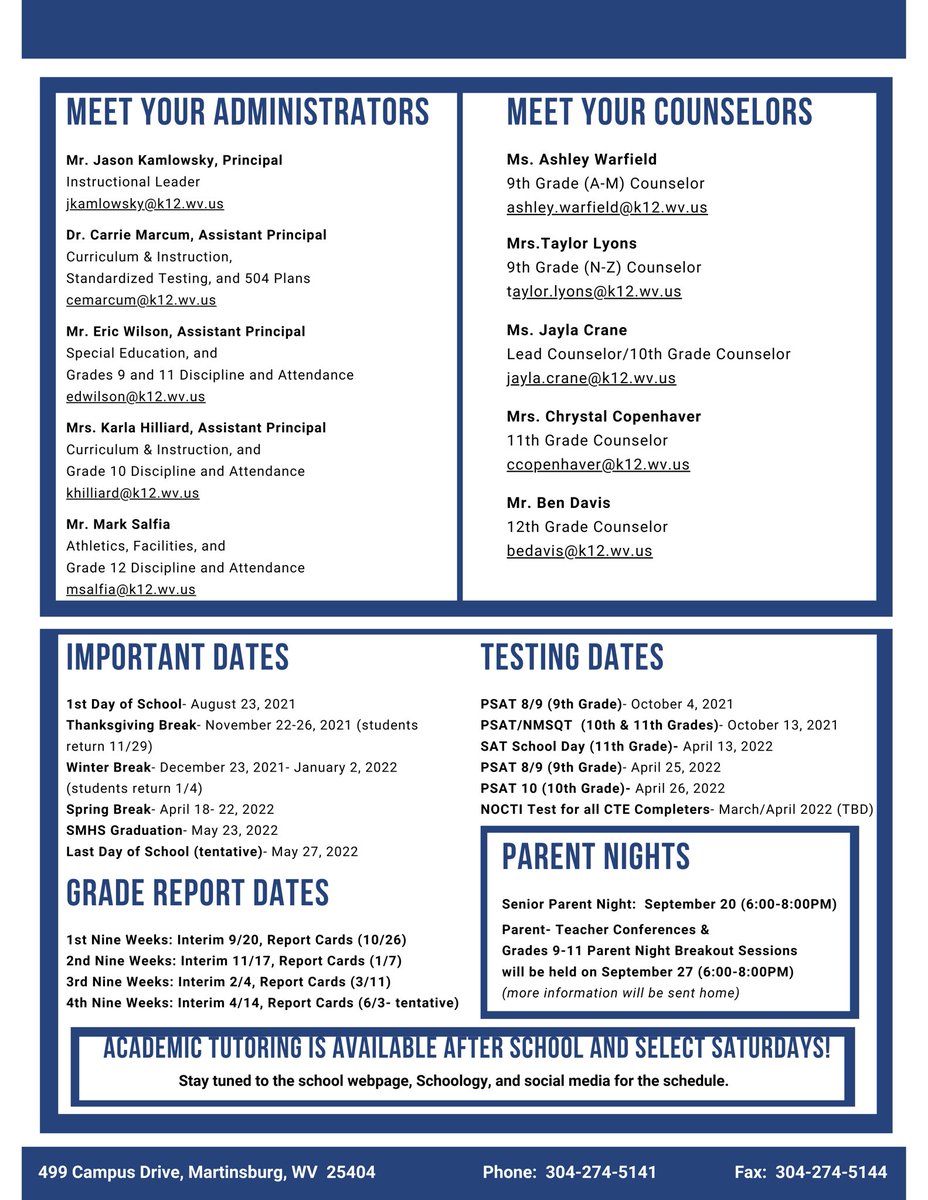 SMHS New Student Information (part 1) <a href="/SMHS_Official/">House of CARDS ♣️♥️</a> <a href="/JasonKamlowsky/">Jason Kamlowsky</a>