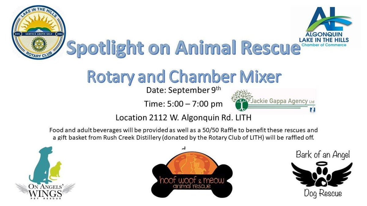 Come join us for check presentations from monies tip monies received during our Ribfest!