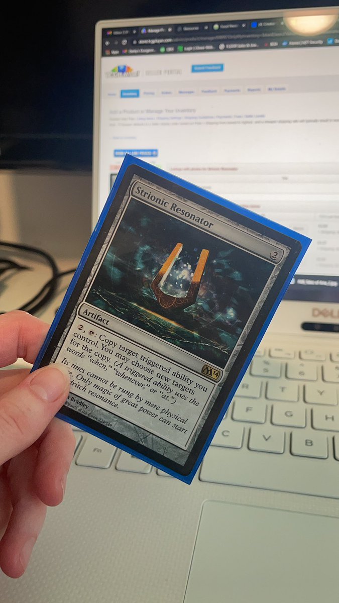 darbysdungeon's tweet photo. My latest pivot.  Sometimes we do the things we hate to make sure we survive and stay RELEVANT. 
🙋‍♀️ @TCGplayer https://t.co/AejGgMQ42T