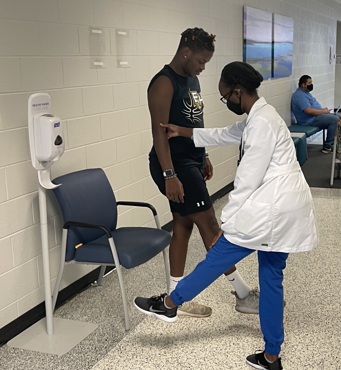 HubforHall's tweet photo. The Hub loves our partnership with North Georgia Health System’s PGY-1’s residents as they support our students’ needs! Lucky to have a physician on site! https://t.co/X8jwFaTWlY