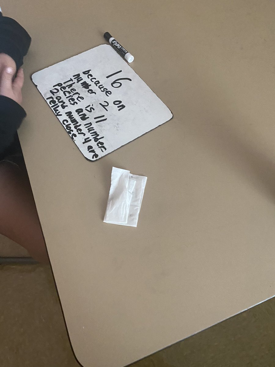 iluv2teach5's tweet photo. Using #estimationclipboard to practice #habitsofdiscussion today. So impressed by the conversations on Day 3 of #4thgrade and so grateful for the amazing resources that @SteveWyborney provides! @arrowoodbucs https://t.co/J03rO0mMY5