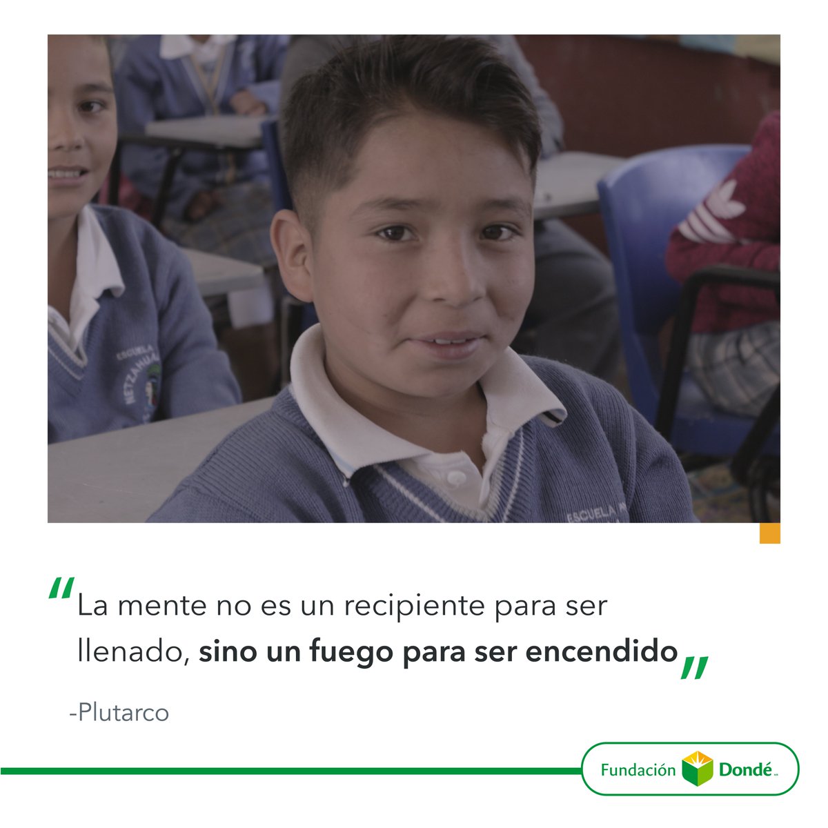 A través de la #educación, no solo cultivamos nuestra #mente, accedemos al mundo del #conocimiento para abrir las puertas a las #oportunidades, el #desarrollo, la #libertad de #pensamiento. 
#fundacion
#niños