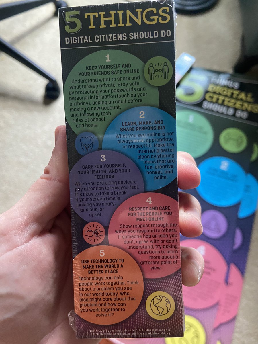 DrKMattson's tweet photo. It was an honor to partner with @ALALibrary and @LeeAnn_Edvolve on these new #digcit posters and bookmarks! https://t.co/ltjuetmpRG