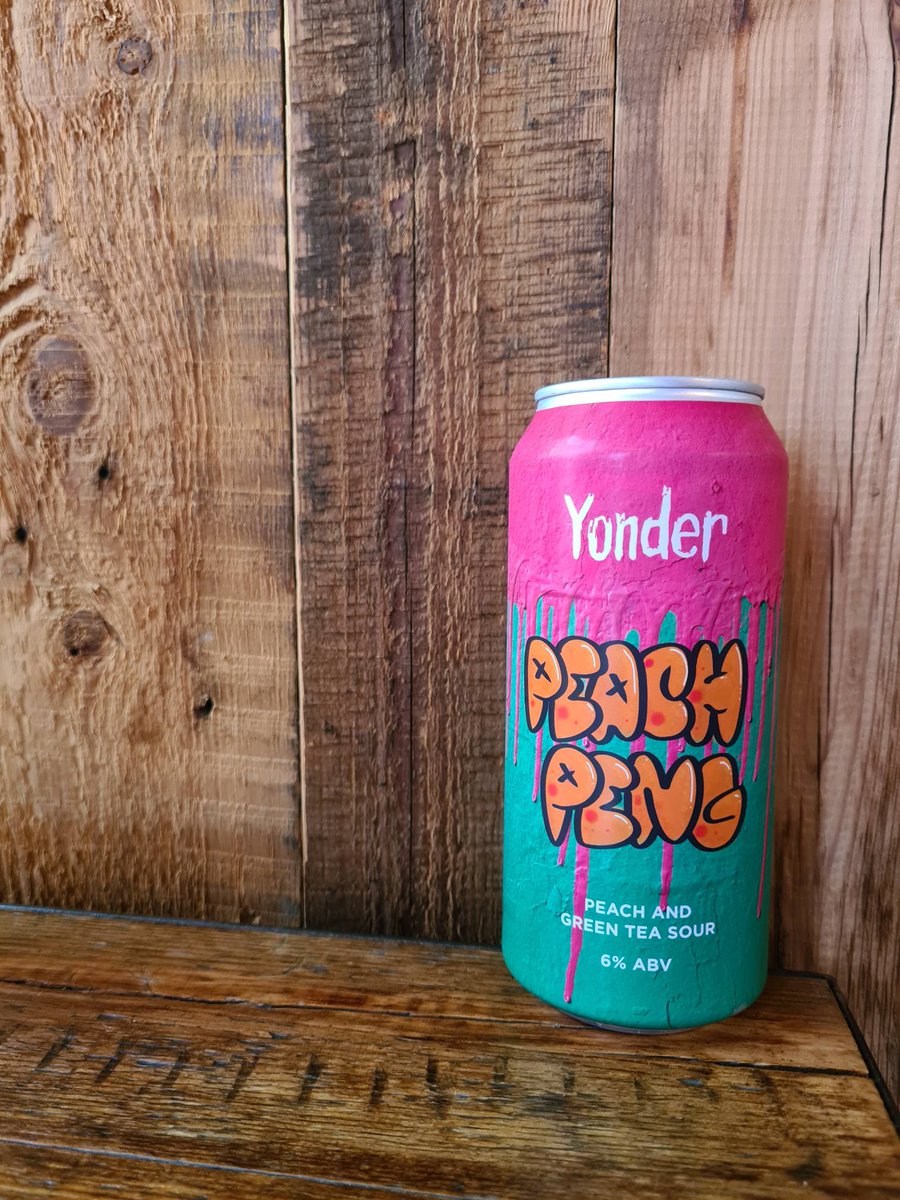 Make sure you get on this absolute banger from Yonder soon! It's a super fruity peach &amp; green tea sour &amp; there's not much of it left!