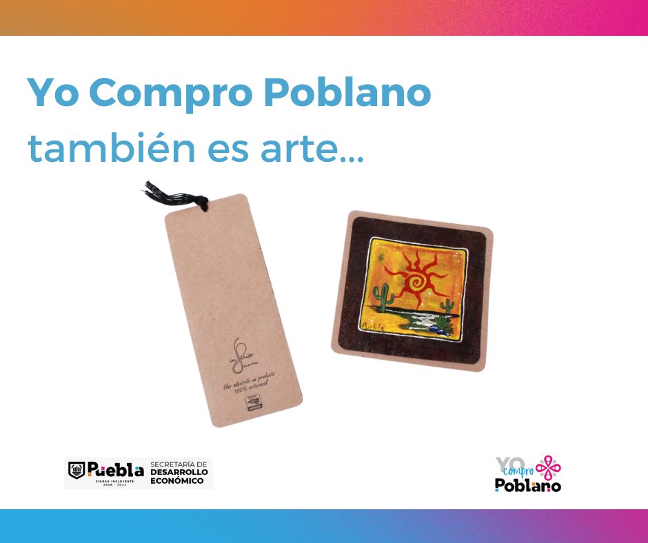 YoComproPoblano's tweet photo. Los artistas poblanos siempre han estado reconocidos a nivel nacional e internacional y por ello debemos ser los primeros en consumir y promover nuestro arte. ¡Consume y comparte Yo Compro Poblano!
#YoComproPoblano2021 #ConsumePoblano #ArtePoblano https://t.co/0gpDzVf1kY