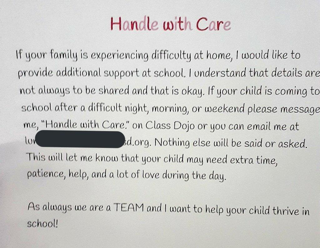 Omg look what my daughter's preschool teacher sent home. I'm actually crying.