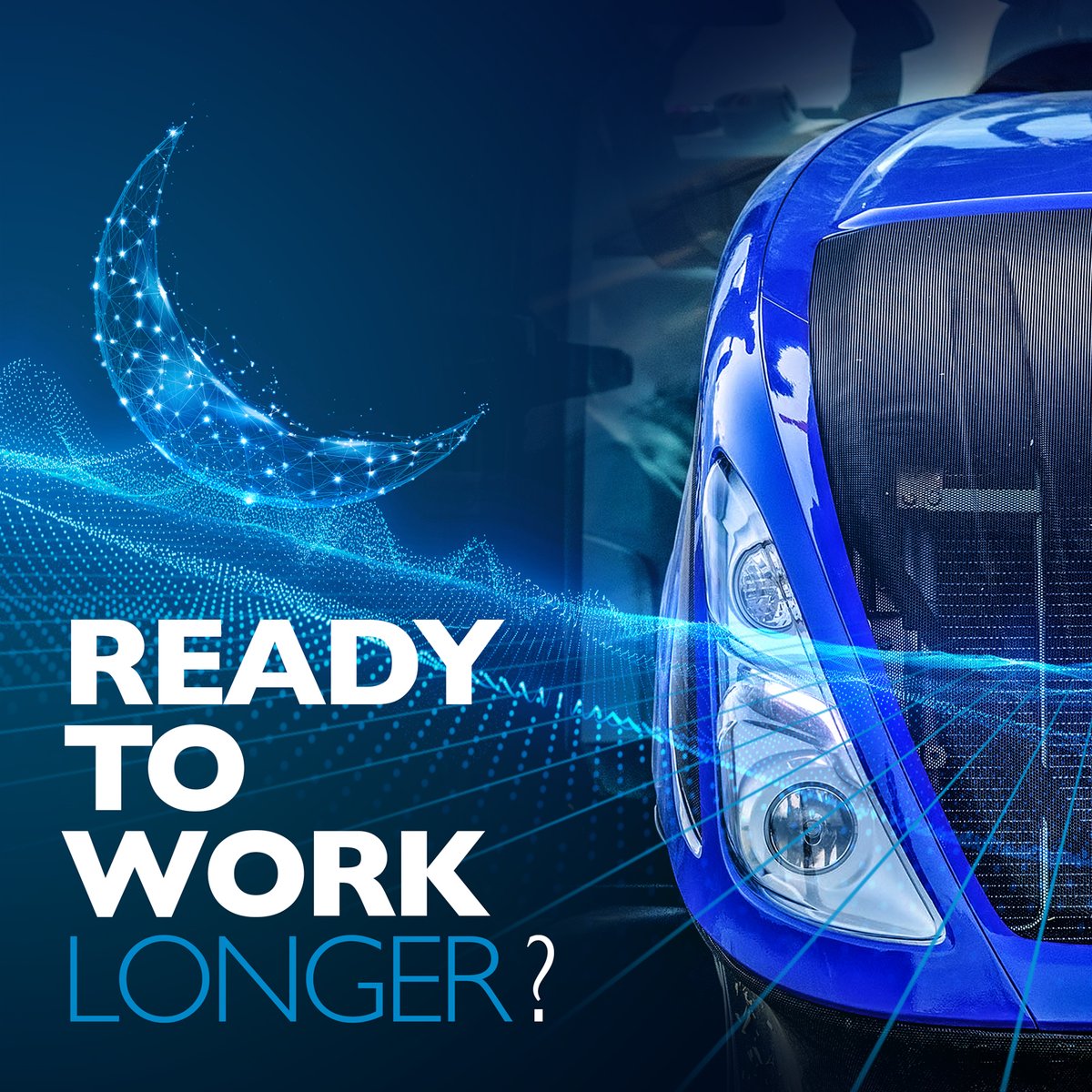 Prepare yourself for a machine which can work
longer… #LetsGetItDone #ThePowerOfIntelligence
