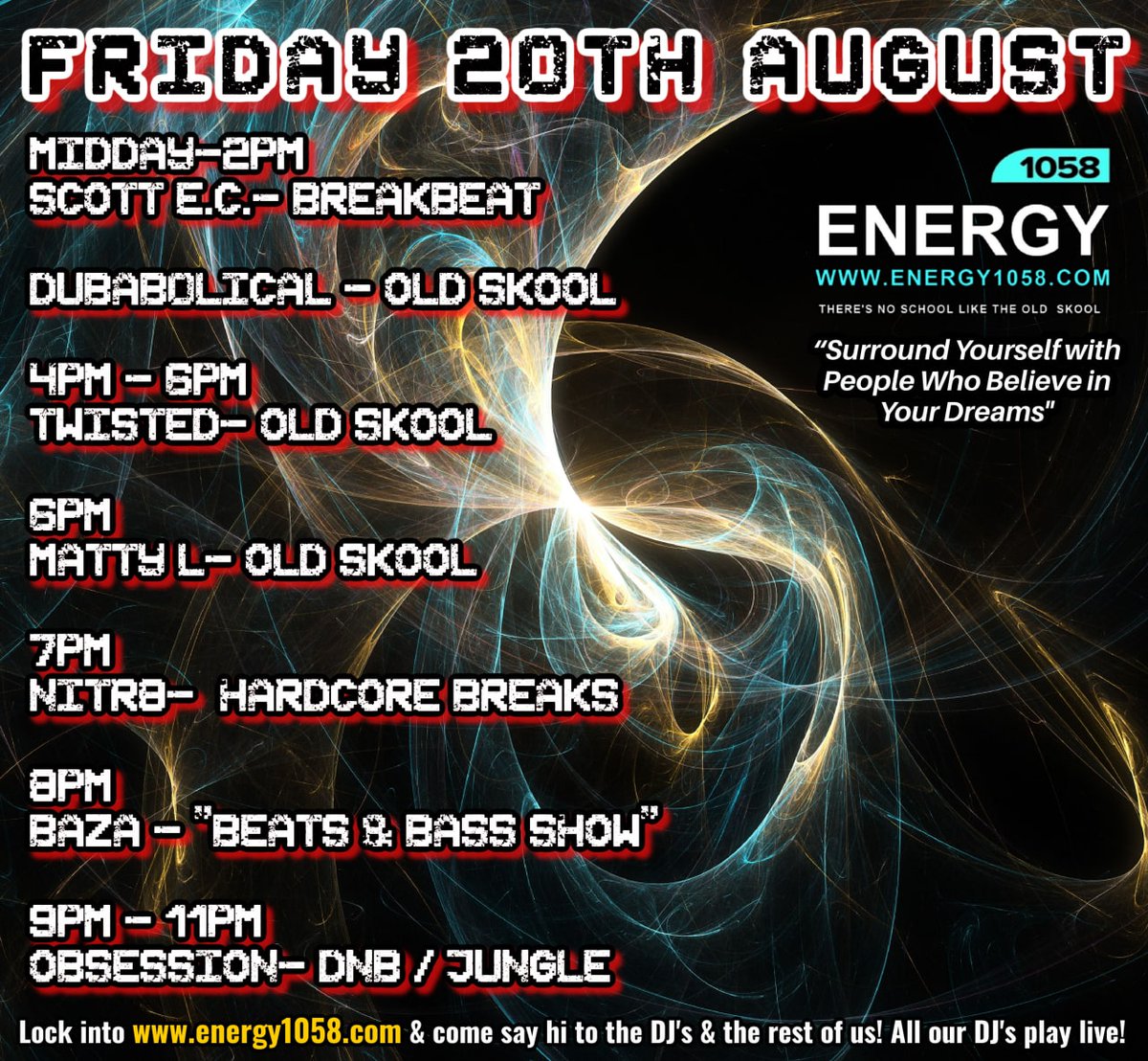 Live on energy #london105.8 #rave #dance #House #weekend #London #breakbeat #underground