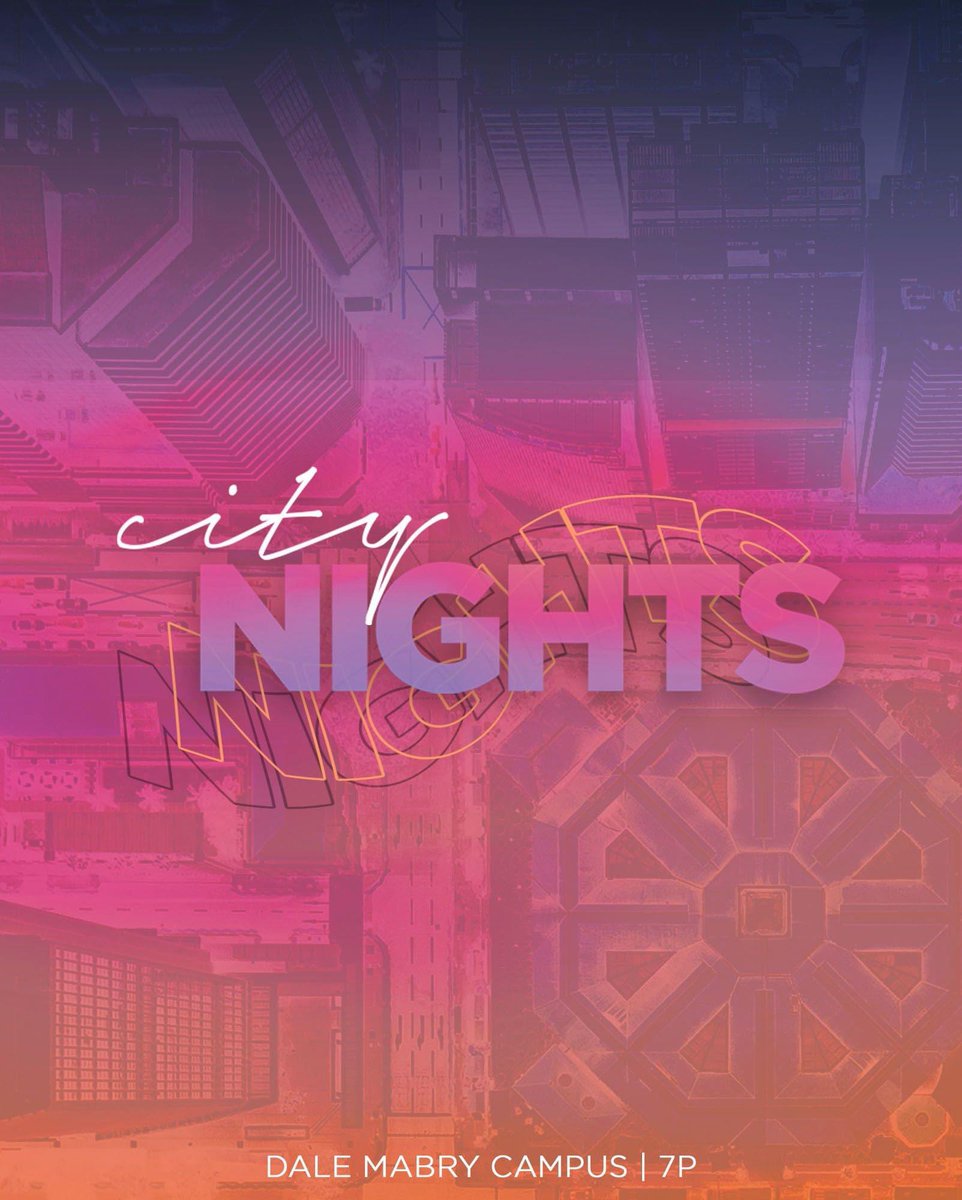citylifetampa's tweet photo. Mark your calendars and join us for City Nights on Wednesday, August 25 at 7:00 PM. This is our once a month midweek worship experience and we want you to join us at our Dale Mabry campus for a word from Pastor @revtonysuarez and a time of worship together. https://t.co/bNrDloIiEn
