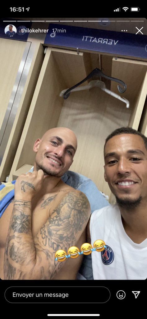 _BeFootball's tweet photo. Tilo Kehrer s'est amusé avec le filtre chauve sur Instagram 😂 https://t.co/onEtPhFRq8