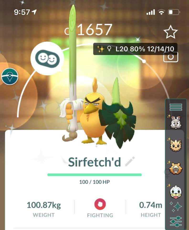 Shiny Sirfetch'd 