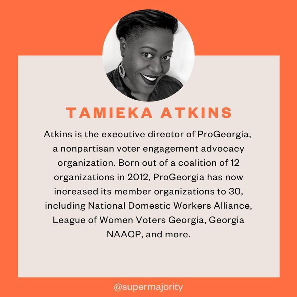 mrsbluestocking's tweet photo. Stacey Abrams, Latosha Brown, Nse Ufot, Helen Butler, Tamieka Atkins, Deborah Scott, &amp; others who have organized &amp; worked countless hours to protect the right the vote

THANK YOU💙

Let's make sure we turn out in even larger numbers in '22 &amp; '24

There's still so much work to do! https://t.co/VfiyXkHjC5