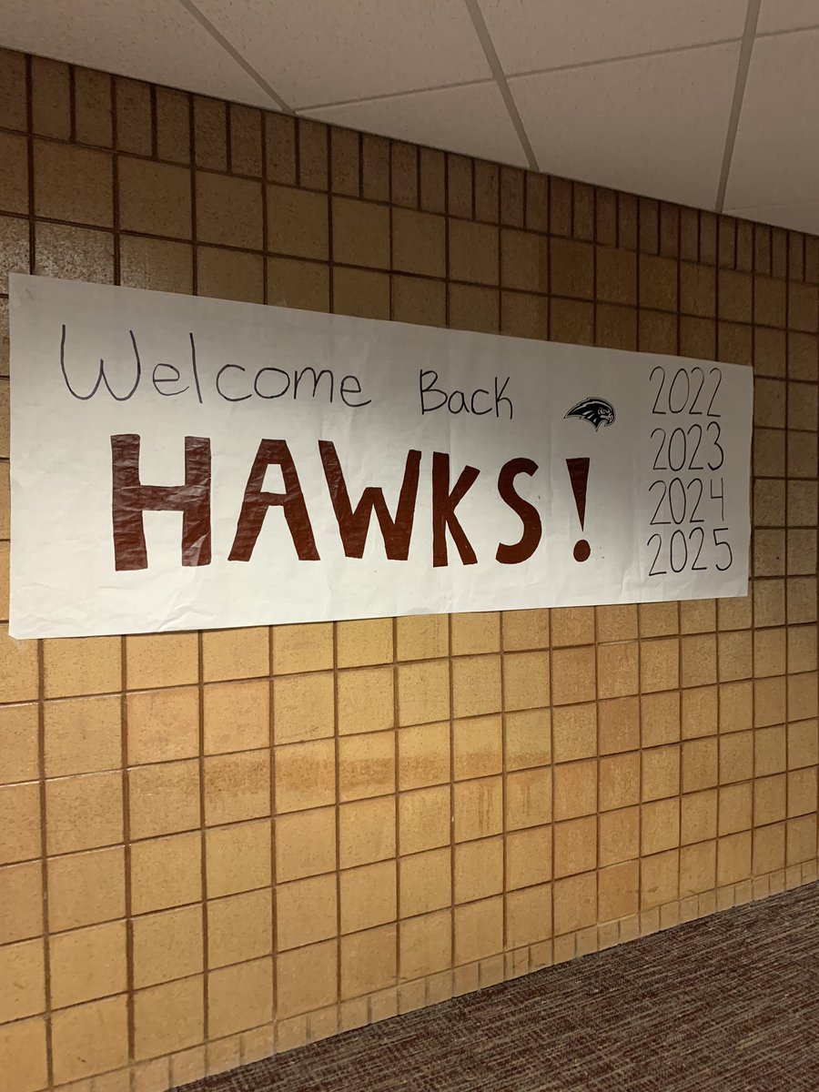Great day in #HawkNation! Welcome back, 9th-12th graders! <a href="/HHSHawkNation/">Horizon High School</a>