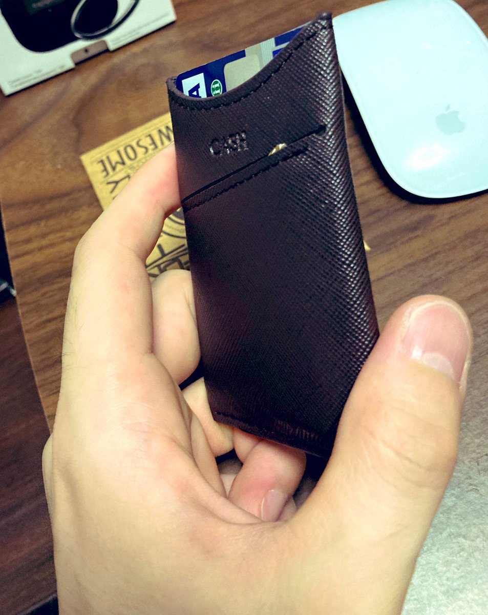 teru_composer's tweet photo. 久しぶりに新しい財布買った^ ^ https://t.co/HWxoVGDK3C