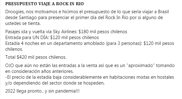MegafansChile's tweet photo. Nos vemos en Rock in Río!! https://t.co/8WbiUhMXUs