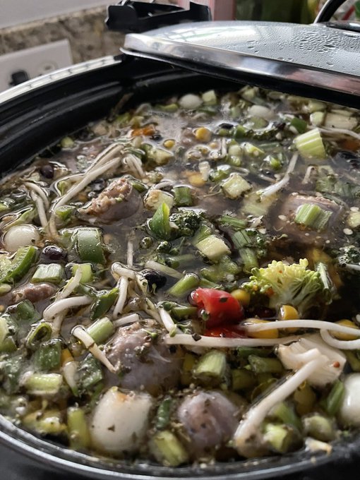 Made a soup 🍲 https://t.co/GSeElsL9xC