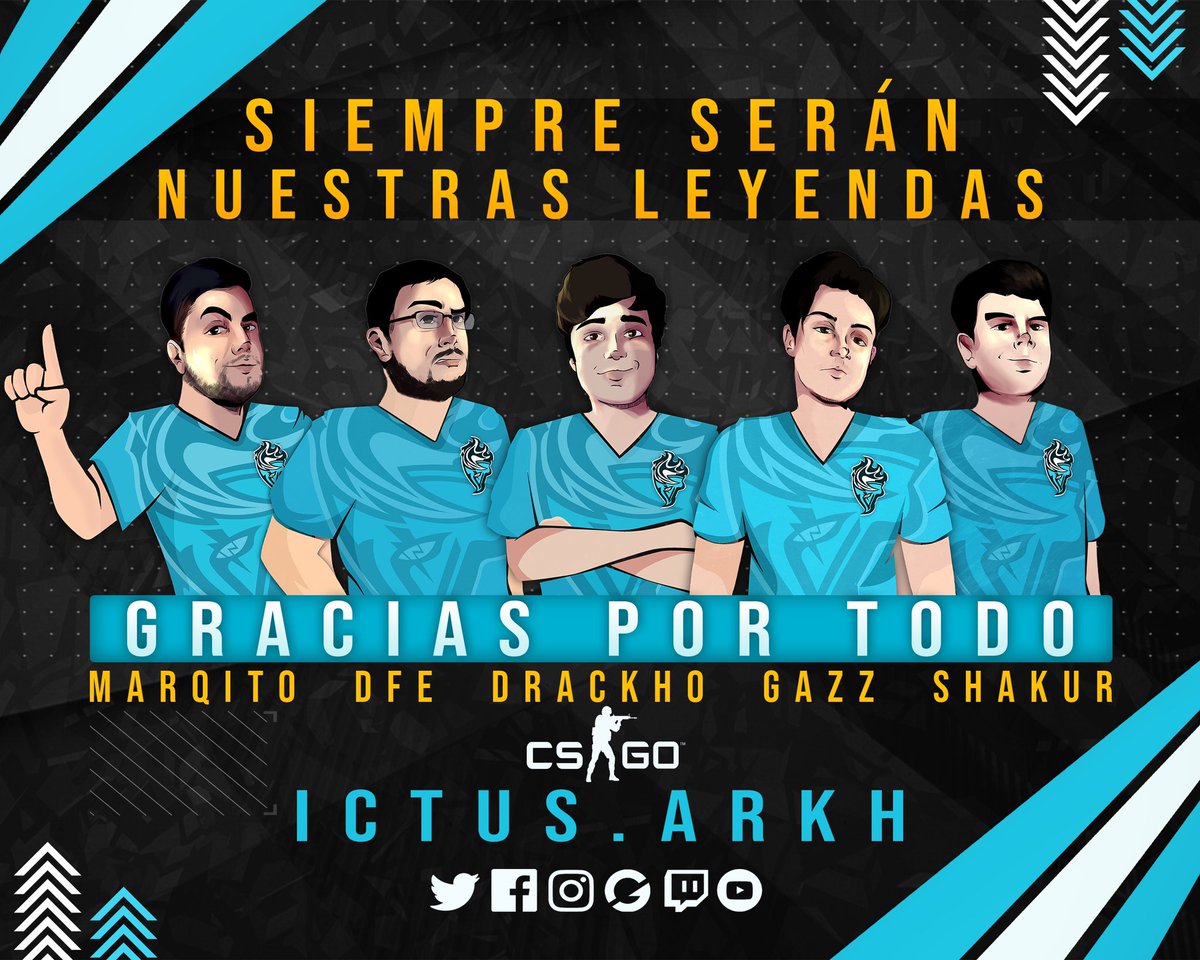 [#csgo) COMUNICADO OFICIAL⚡️⚡️💙!.
⠀⠀⠀⠀⠀⠀⠀⠀⠀⠀⠀⠀⠀⠀⠀⠀⠀⠀
Muchas gracias por todo: 
- <a href="/Marq170/">Marco Caroca</a> 
- <a href="/dfezyn/">dfezyn</a> 
- <a href="/drackohf/">Jonnathan Valencia</a> 
- @shakurrfps 
- <a href="/inv1cs/">nvz</a> 
- <a href="/legazzcs/">gazz</a> 
⠀⠀⠀⠀⠀⠀⠀⠀⠀⠀⠀⠀⠀⠀⠀⠀⠀⠀
#GoIctus⚡️💙 #despedida #csgo
