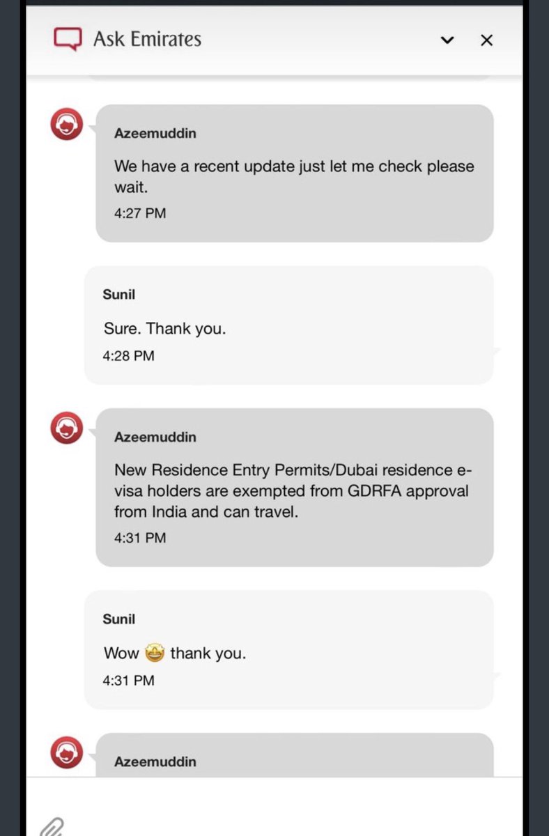 Rafeel_'s tweet photo. @OkashaGhori @EmiratesSupport @emirates pls validate this. If this screenshot is fake news then it has to be reported.
PS: Found this on Twitter after which I called emirates customer support who confirmed that this is true. https://t.co/gyGQ5XuHKY