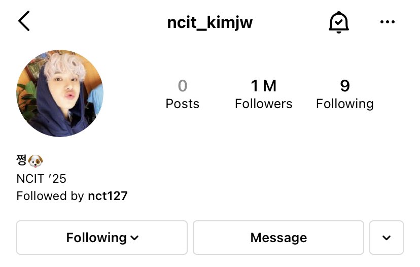zeusfolder's tweet photo. JUNGWOO HIT 1M FOLLOWERS ON INSTAGRAM!!!
#JUNGWOO #NCT정우 #정우 https://t.co/2NjinbldAn
