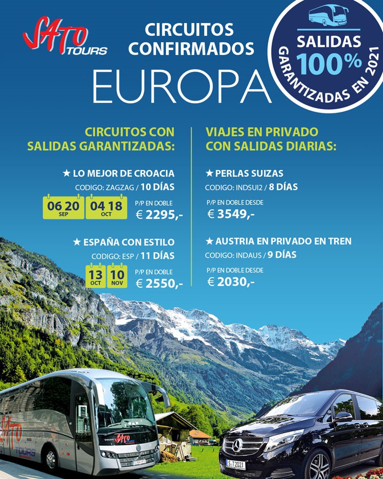 OPESA's tweet photo. Te invitamos a conocer estos programas a países actualmente abiertos para pasajeros mexicanos que han sido vacunados. Consulta itinerarios en https://t.co/3qnABgjXBA y llama a tu Agente de Viajes para reservar
#España #Croacia #Austria #Suiza #Experienciaenviajes #opesa #Sato https://t.co/G2xBRxd9mg