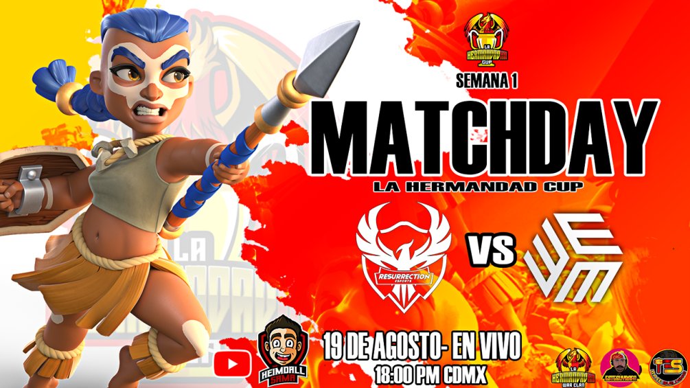 HeimdallSama's tweet photo. Doble directo de @CupHermandad hoy!
Lindas guerras para ver pegaditas
@ResurrectionESC vs #Elite
@LBSEsports_ vs #RealmofTerror
https://t.co/wMdTqO4D0C https://t.co/8QTu3QSsBZ