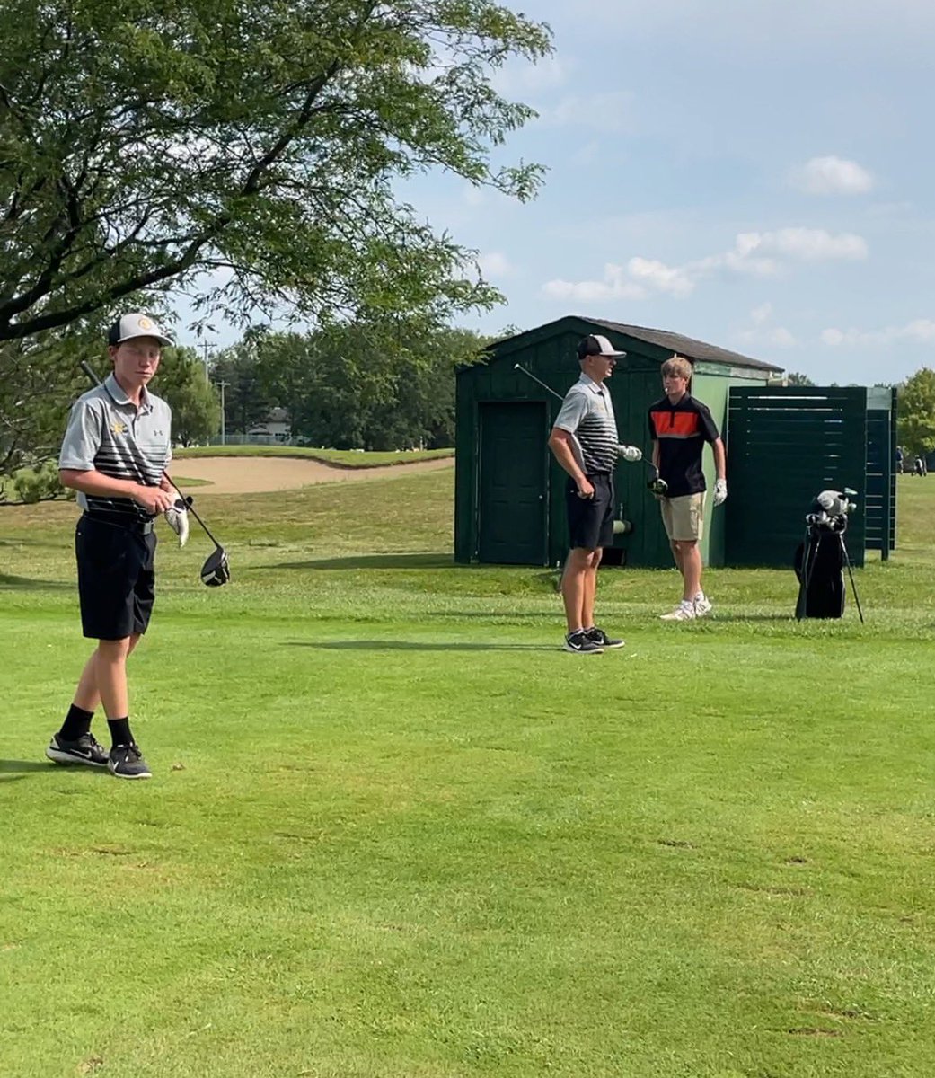 BotkinsGolf's tweet photo. One more change to the ⛳️ GOLF⛳️ record board! @BotkinsGolf hit a 151 to set a 🏆new school record🏆 for 9 holes tonight in their first dual SCAL outing of the season vs JC at Shelby Oaks. 

Jameson Meyer 35
Ross Dietz 37
J J Meyer 37
Isaac Cisco 42
Jack Dietz 42
Jaydon Wendel 43 https://t.co/Zo6q7gFmc5
