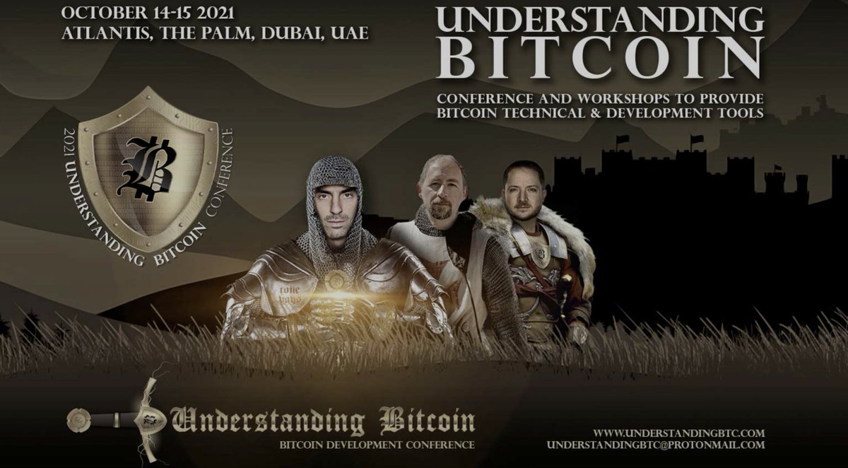 Registration is now open for a one of a kind event in Dubai Oct 14-15 - ONLY 50 Spots Available: UnderstandingBTC.com