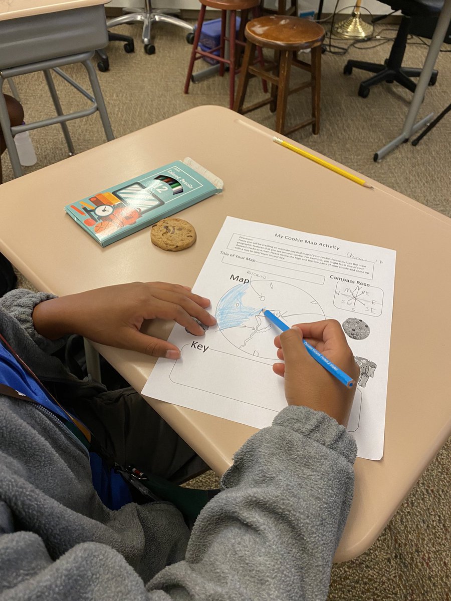 Mhs5th's tweet photo. In Social Studies class, students are learning about physical maps. The kids were creative and paid close attention to landform details. Check out their maps. #MHSPowerofOne #GreaterTogetger https://t.co/06upJzR1GE