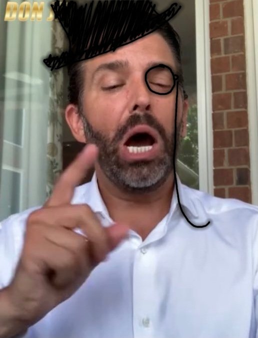 comebacktothis's tweet photo. @DonaldJTrumpJr "I will have one more line, my good man." https://t.co/z3NI1F2Pei