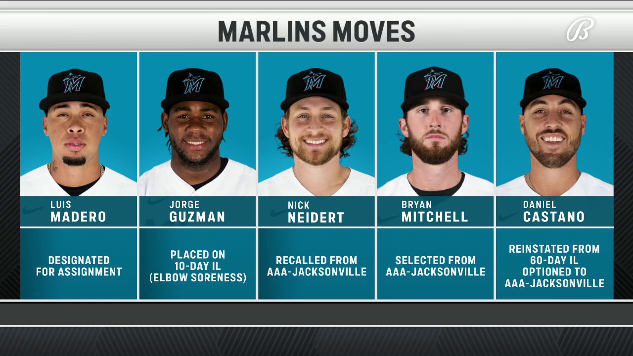Bally Sports Florida: Marlins on X: .@Marlins Roster Moves: 🔄 Miami makes  several adjustments to their pitching staff. #JuntosMiami #MLB   / X