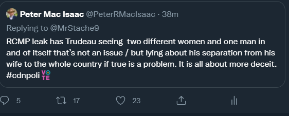 If the tweet is vanishing, here it is!