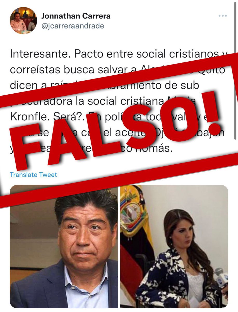 ACLARACIÓN | Ante la falta de información, aclaramos que la Abogada Cristina Kronfle no se encuentra relacionada con el Partido Social Cristiano desde varios años atrás!!