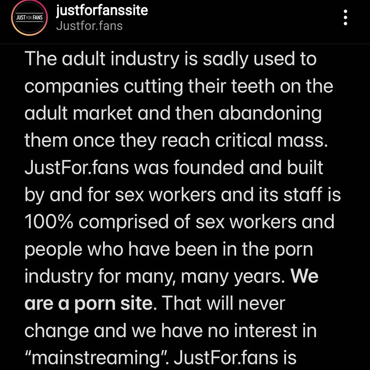 JasmineTheLCSW's tweet photo. @JustForFansSite for the sex workers that @OnlyFans left out in the cold
#therapymood #sexwork #sexworkisrealwork https://t.co/ulukPNQNyV