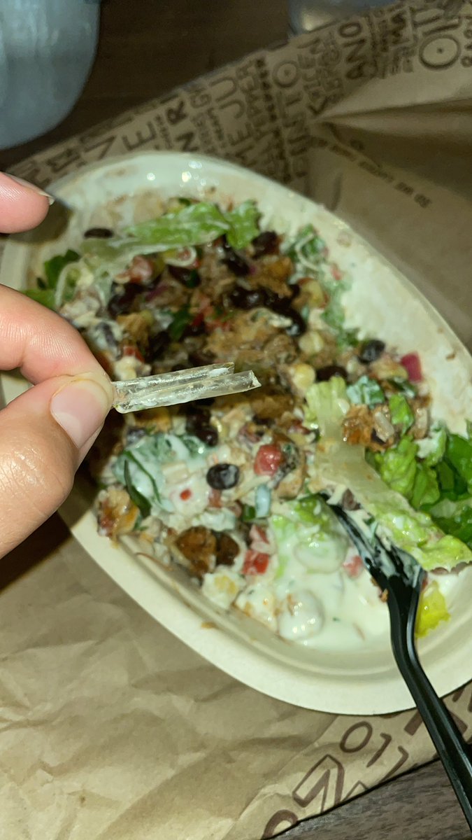 renee_shapiro's tweet image. @ChipotleTweets found this plastic wrapper in my bowl. Is this the new ingredient? #savetheturtles