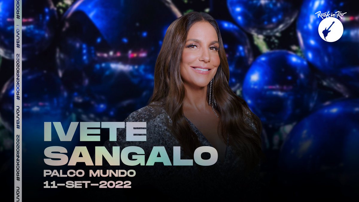 Rock in Rio 🎸 (@rockinrio) on Twitter photo 2021-08-19 23:44:55 É claro que vai ter Veveta no #RockinRio2022. E pro dia 11 de setembro, a Rainha do Brasil prometeu um show porreta daqueles! Não foi isso, @ivetesangalo?! #VEVETAnoRockinRio #PalcoMundo #EuVou É claro que vai ter Veveta no #RockinRio2022. E pro dia 11 de setembro, a Rainha do Brasil prometeu um show porreta daqueles! Não foi isso, @ivetesangalo?! #VEVETAnoRockinRio #PalcoMundo #EuVou