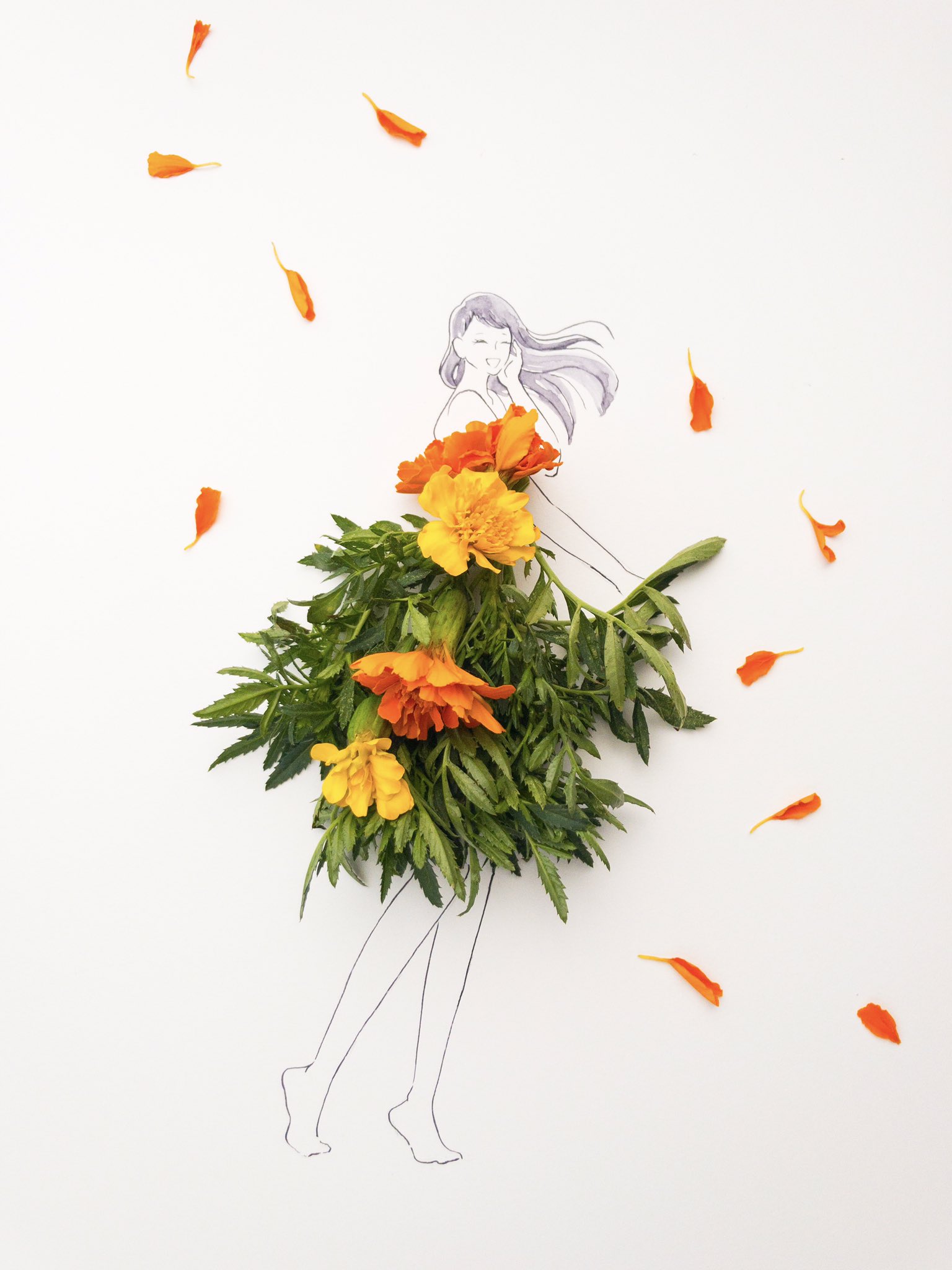 はな言葉 葉菜桜花子 新作ドレスできました きょう8月日は 蚊の日 交通信号設置記念日 Nhk創立記念日 定家忌 親父の日 発毛の日 誕生記念筆の日 赤ちゃん筆の日 誕生花はマリーゴールド 花言葉 信頼 生命の輝き T Co Cc01a1tff2 Twitter