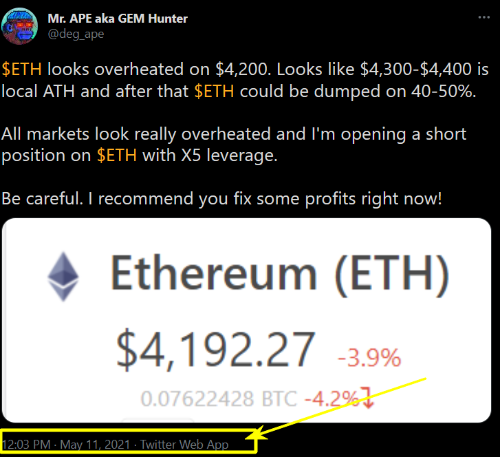 CryptoTilly (@cryptotilly_1) on Twitter photo DEG APE PREDICTED ETHEREUM ATH AND 50% DUMP 12TH MAY💴
CHECK IT - <a href="/DEG_APE/">🦧Mr. APE aka GEM Hunter💎</a>
$flow $near $btcb $elnc $icp $vet $bplc $hnt $bsv $comp $asp $xed $bifi $hyn $enj $xrp $stx $dash $rare $bnb $omg $usdc $hnt $vgx $qtum $rvn $eth $grt $bnb $ont $etc $btc $xtz $xdc $ktn DEG APE PREDICTED ETHEREUM ATH AND 50% DUMP 12TH MAY💴
CHECK IT - <a href="/DEG_APE/">🦧Mr. APE aka GEM Hunter💎</a>
$flow $near $btcb $elnc $icp $vet $bplc $hnt $bsv $comp $asp $xed $bifi $hyn $enj $xrp $stx $dash $rare $bnb $omg $usdc $hnt $vgx $qtum $rvn $eth $grt $bnb $ont $etc $btc $xtz $xdc $ktn