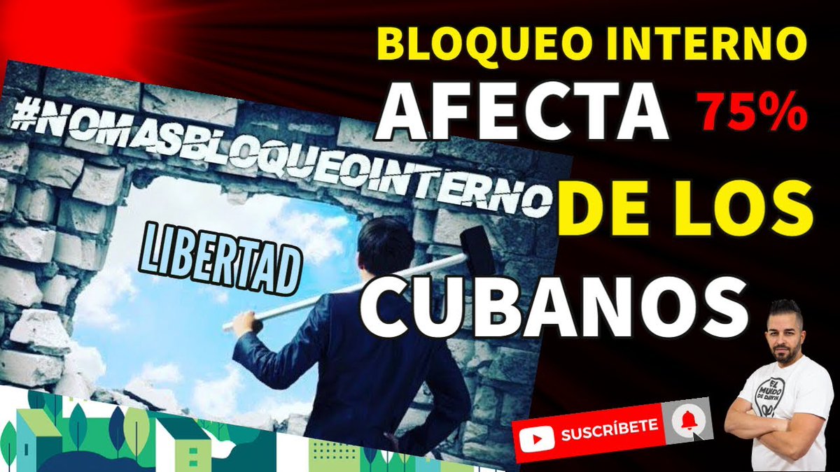 MundoDarwin's tweet photo. INTERESANTE "👉El BLOQUEO INTERNO👈 afecta al 75% de los CUBANOS"

https://t.co/fFNtRg8Ipe https://t.co/oAdDyWgqWd