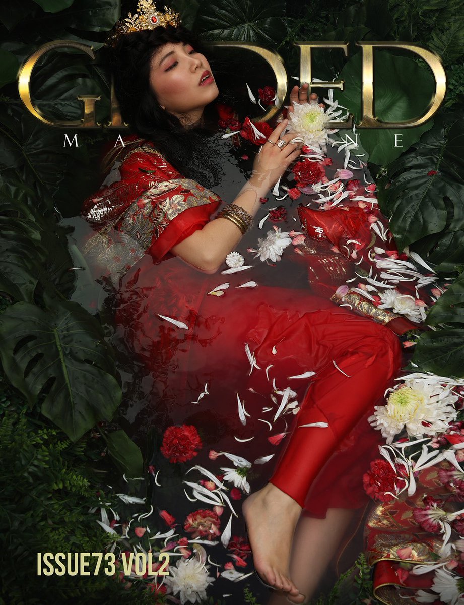 So grateful for making the cover of Gilded Magazine! Photography by Maria Mirage Photography - living my Ophelia hanfu dreams!