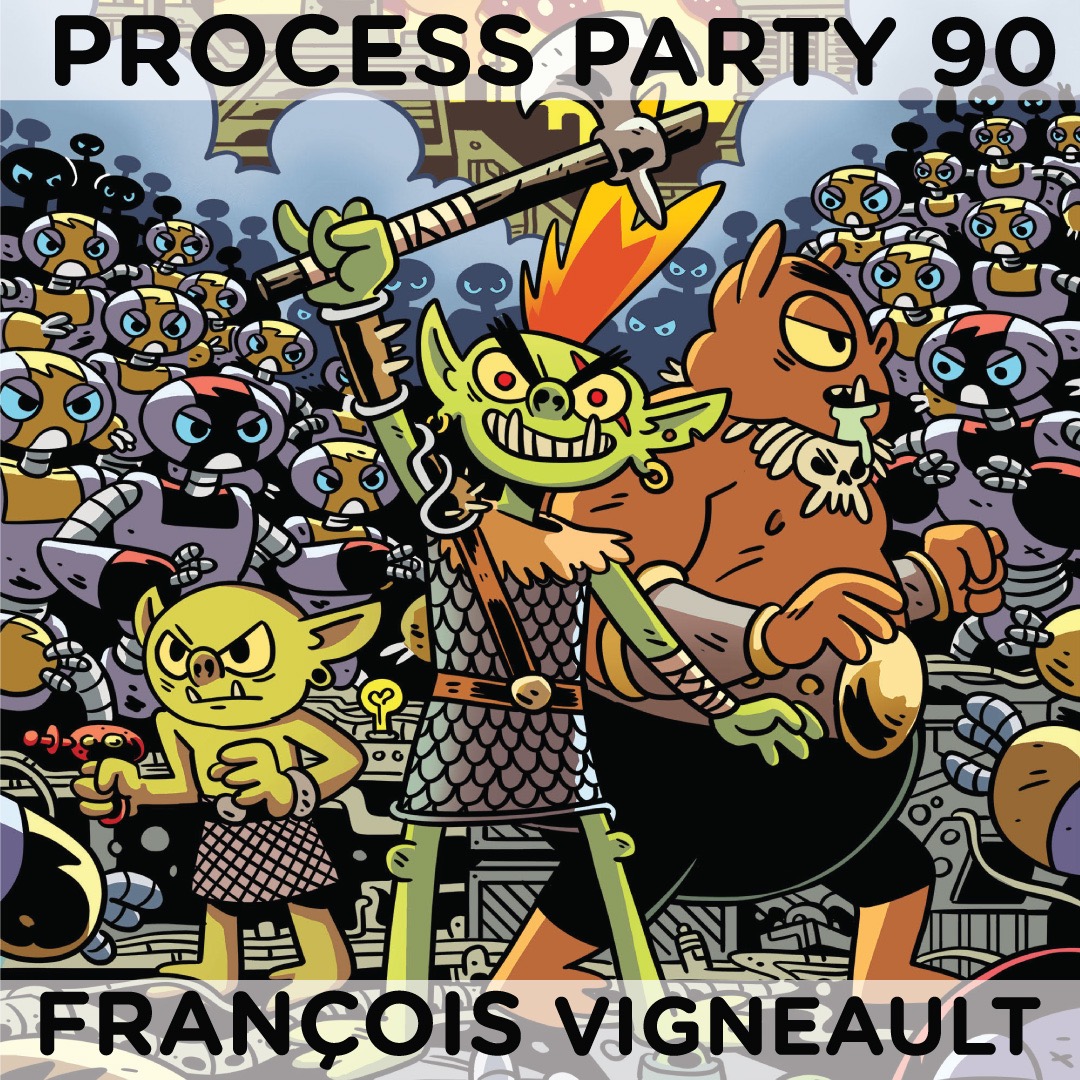 processpartypod's tweet photo. Episode 90 with #OrcsInSpace artist Francois Vigneault dropped a bit ago, but just wanted to let y'all know that the issues we had w/it not showing up on iTunes feeds are fixed! All eps are up AND we're on Spotify now as well! 🎉
You can also listen here:  https://t.co/QTzQ1rzcqj https://t.co/HMmqSTLR58