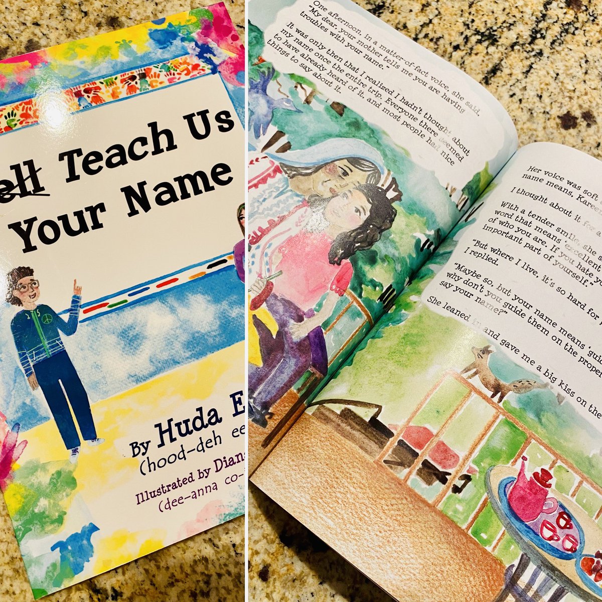 So glad I bought this beautiful book by Huda Essa - to share the pride we should all take in teaching our names and their significance to others. #teachusyourname #tedtalk #ithinkaflipgrid #orabulletinboard #bebetter @Hartford_Public @mathcoachrivera tinyurl.com/hwkp7w2m
