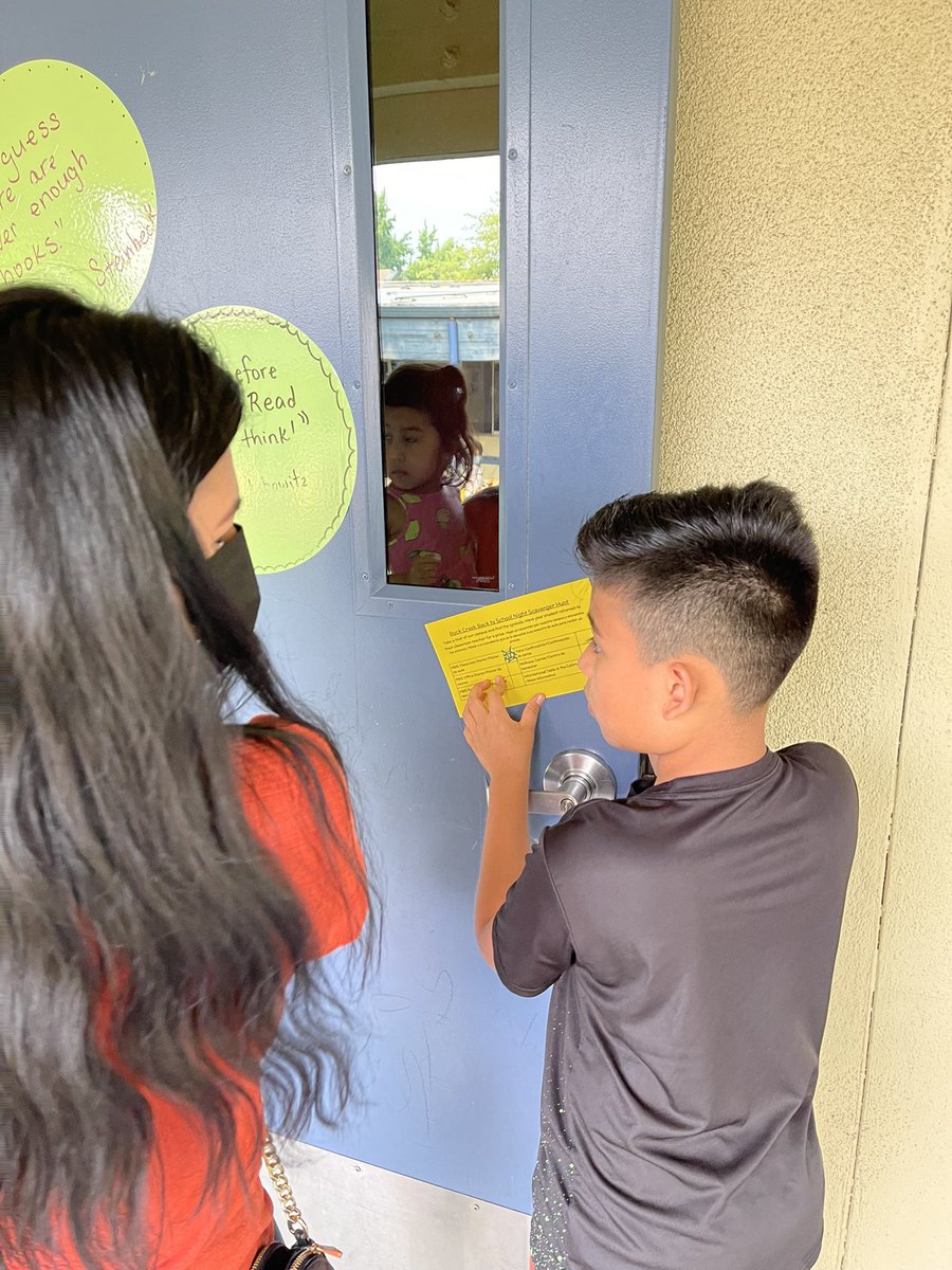 SuptLeeAlva's tweet photo. Rock Creek Elementary in AUSD puts a new twist on back to school night with a family fun scavenger hunt https://t.co/2VV8yJw0eA