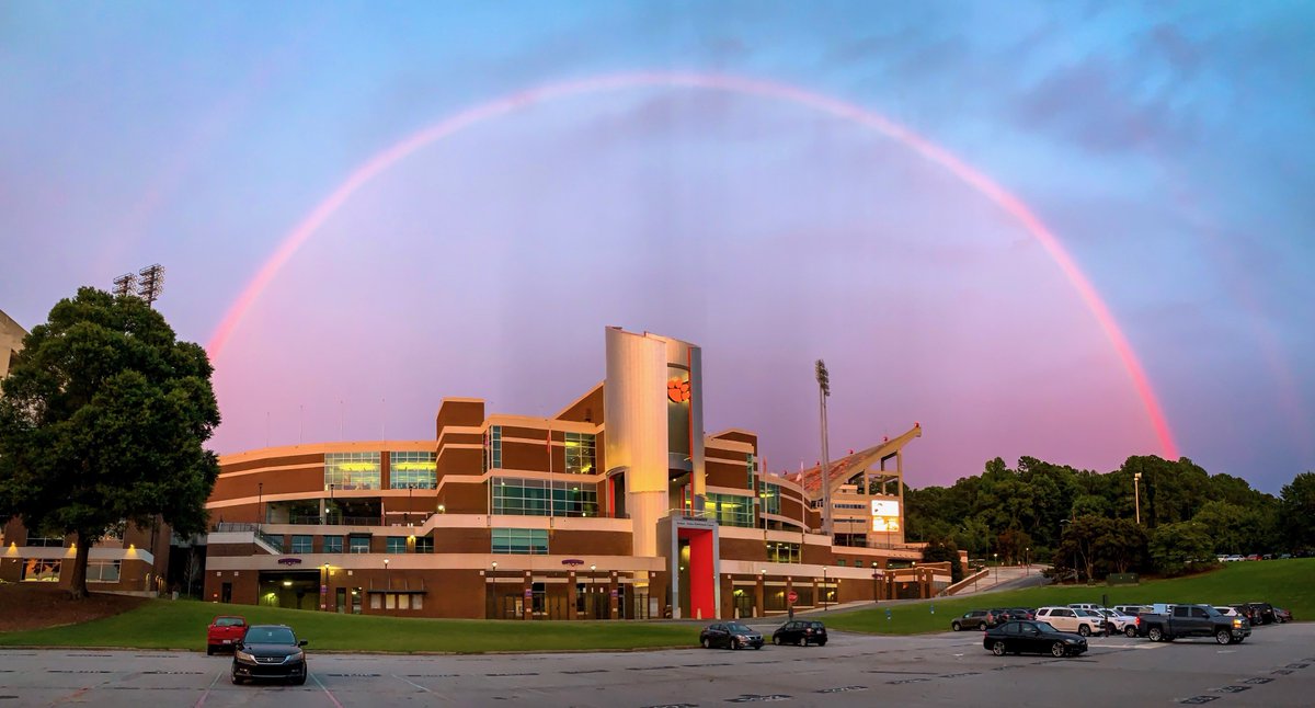 ClemsonFB's tweet image. Clemson. 

No place like it.