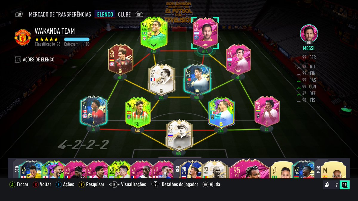 Acho q ficou bom meu time
#GOiNs #FIFA21