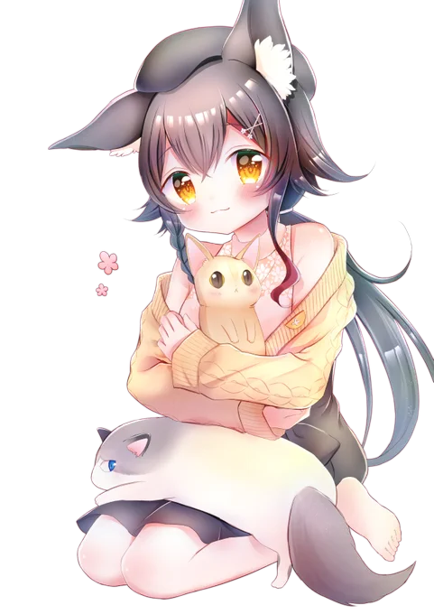 いつもの背景透過verです🌸
#みおーん絵 