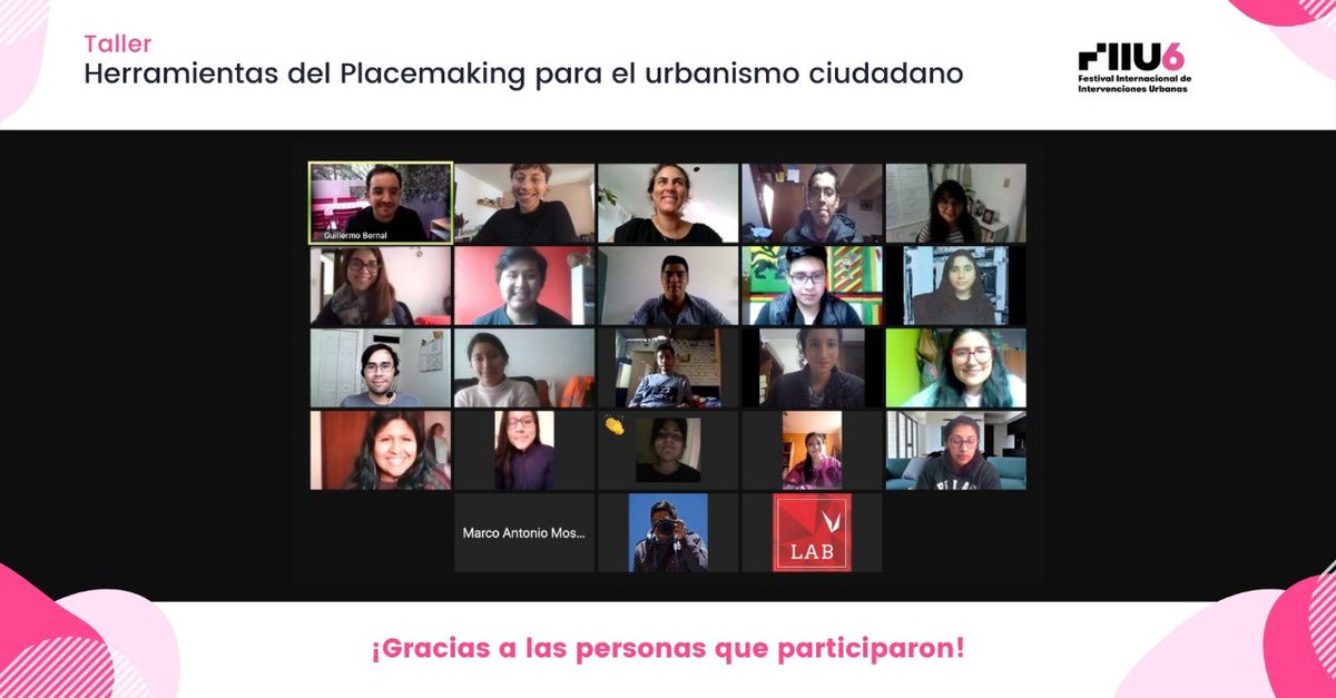 PlacemakingMx's tweet photo. ¡Este #FIIU6 fue increíble!
Los talleres y ponencias con grandes personas expertas fueron muy gratificantes.
Queremos agradecer especialmente a las personas que se unieron al taller para aprender herramientas del #Placemaking y a @OcupaTuCalle y @limacomovamos por la invitación. https://t.co/1LWnxigclr