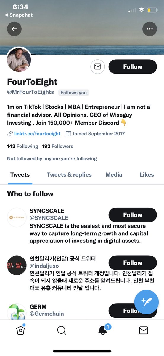 InvestmentsMost's tweet photo. @MrFourToEight I think someone is trying to make a false account. https://t.co/G8LlKUomHa